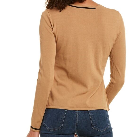 Equipment Sweater Anise Rib Neutral Pullover Knit Sweater New Size Large - Picture 2 of 8